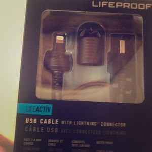 Life proof USB cable plus lightning protector